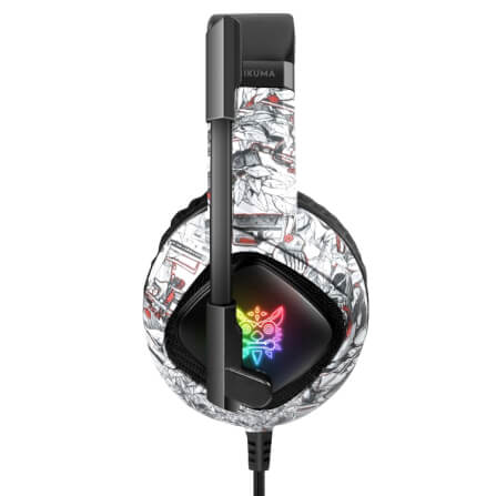 หูฟังเกมมิ่ง ONIKUMA K19 GAMING HEADSET - ลายพลางสีขาว_2