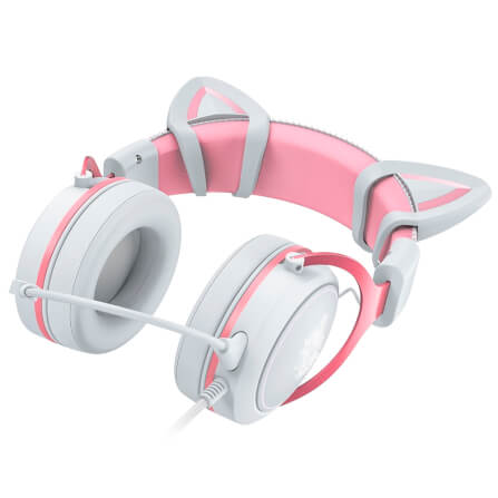 หูฟังเกมมิ่ง ONIKUMA X10 CAT EARS GAMING HEADSET - สีขาว_2