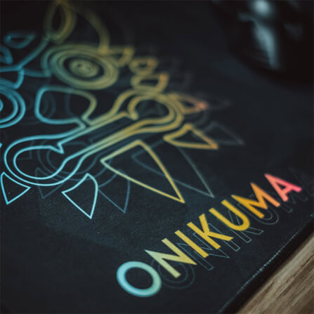 แผ่นรองเมาส์เกมมิ่ง ONIKUMA MAJIN GAMING MOUSEPAD - สีดำ_4