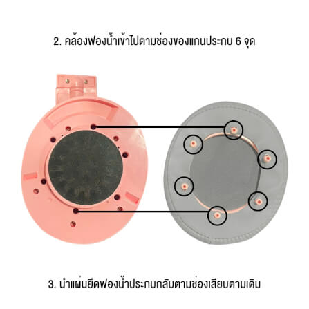 ฟองน้ำหูฟัง ONIKUMA ขนาด 8.5 X 10 ซม สำหรับหูฟัง ONIKUMA K9_6