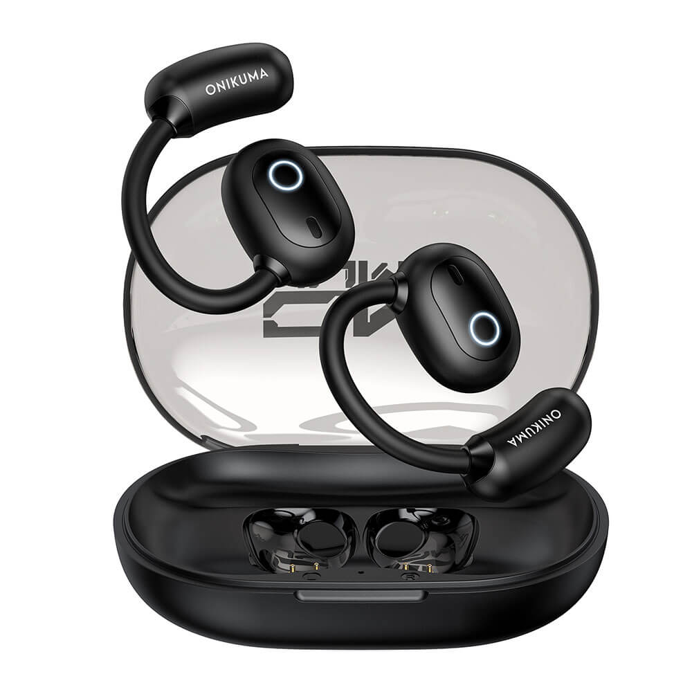 หูฟังไร้สาย Onikuma T25 ใส่ออกกำลังกาย Bluetooth 5.4 - สีดำ
