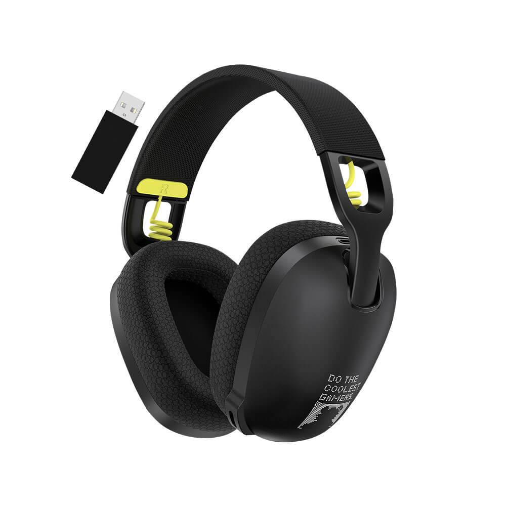 หูฟังเกมมิ่งไร้สาย Onikuma Kuma หูฟังระดับ E-Sports เชื่อมต่อได้ 3 โหมด - สีดำ_0