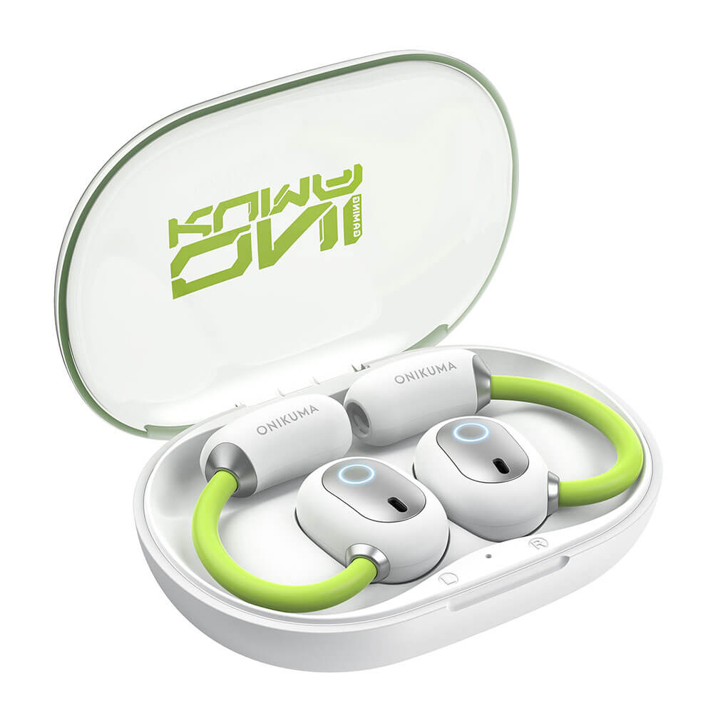 หูฟังไร้สาย Onikuma T25 ใส่ออกกำลังกาย Bluetooth 5.4 - สีขาว