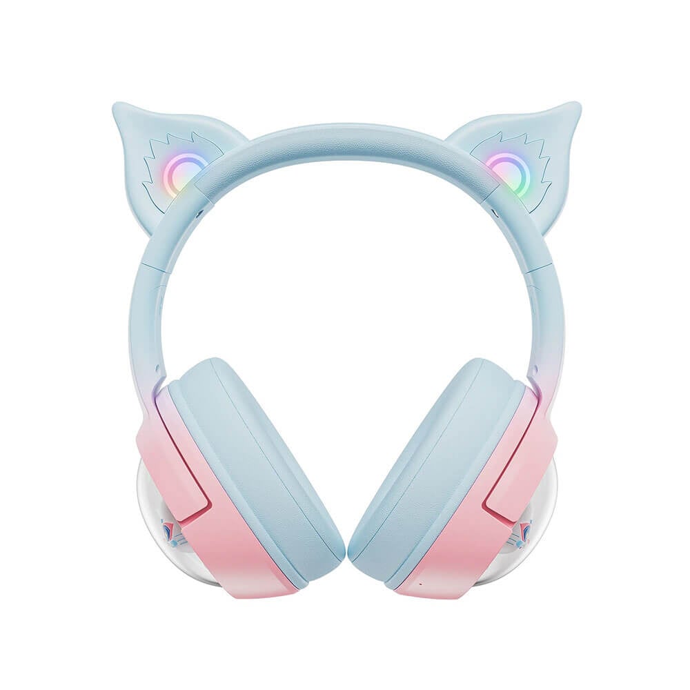 หูฟังเกมมิ่งไร้สาย Onikuma B5 Gradient เชื่อมต่อได้ 3 โหมด - ชมพูฟ้า
