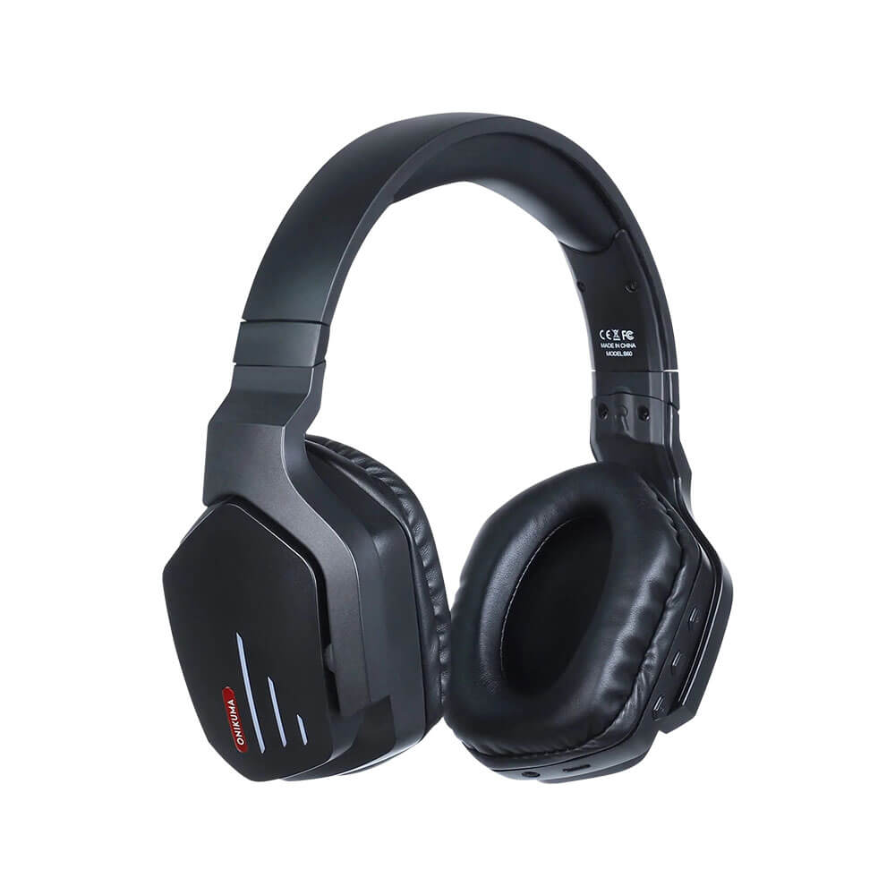 หูฟังเกมมิ่งไร้สาย Onikuma B60 - สีดำ