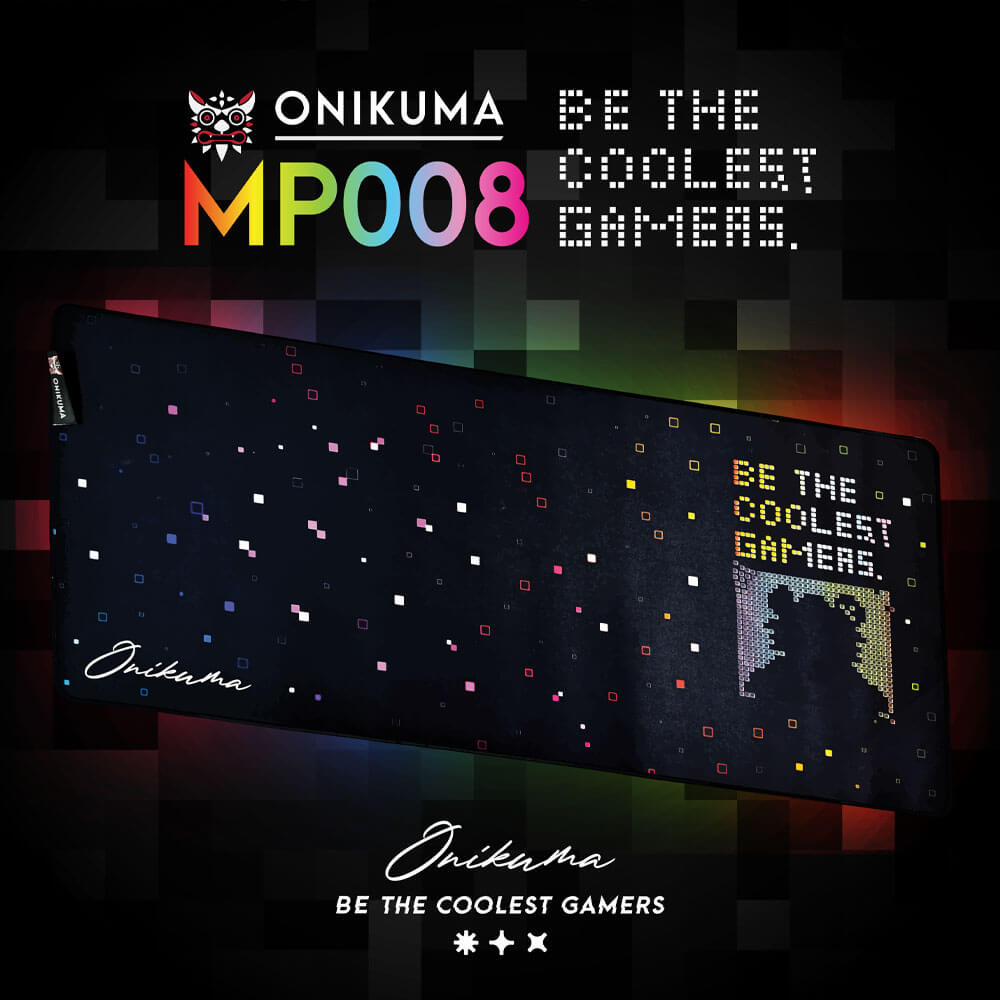แผ่นรองเมาส์เกมมิ่ง ONIKUMA MP008 - BE THE COOLEST GAMEAS_1