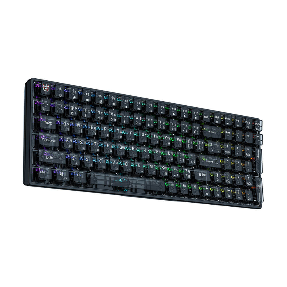 คีย์บอร์ดเกมมิ่ง ONIKUMA HIKARI GAMING KEYBOARD - สีดำ (BLUE SWITCH) (TH/EN)_1