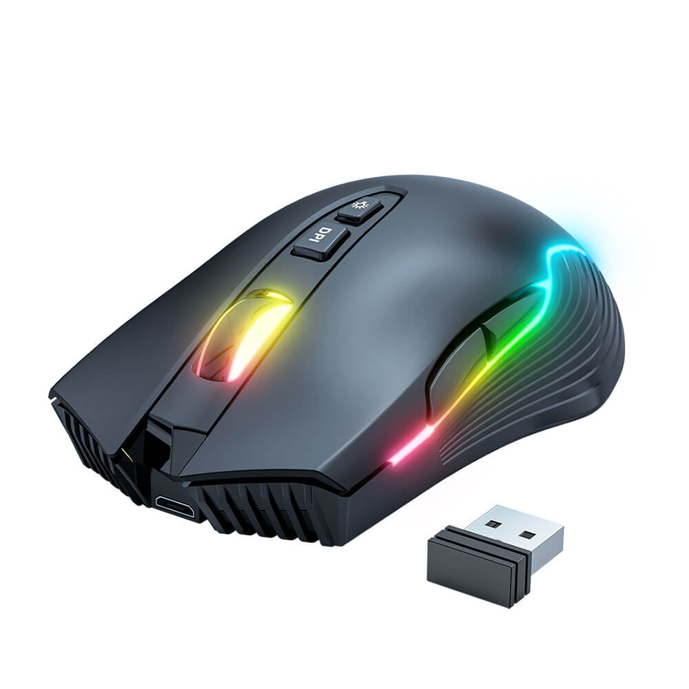 เมาส์เกมมิ่งไร้สาย ONIKUMA MIZU WIRELESS GAMING MOUSE - สีดำ