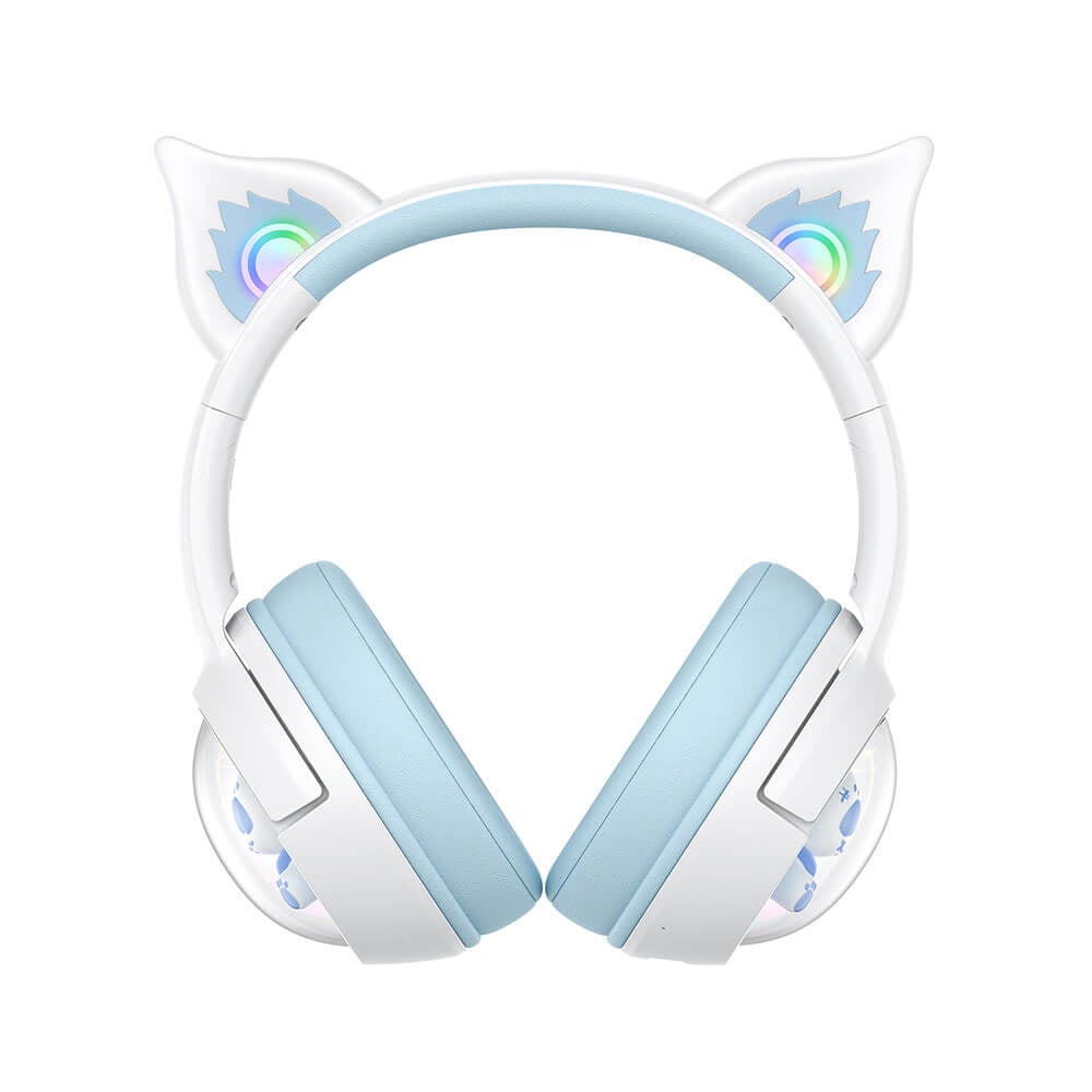 หูฟังเกมมิ่งไร้สาย Onikuma Kuku Rabbit Gradient เชื่อมต่อได้ 3 โหมด - ขาวฟ้า