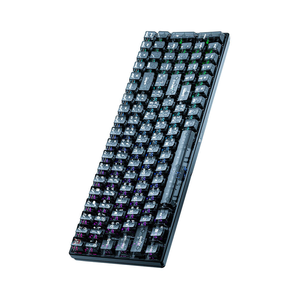 คีย์บอร์ดเกมมิ่ง ONIKUMA HIKARI GAMING KEYBOARD - สีดำ (BLUE SWITCH) (TH/EN)_2
