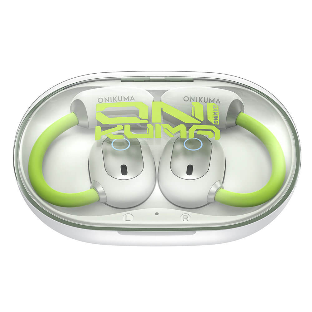หูฟังไร้สาย Onikuma T25 ใส่ออกกำลังกาย Bluetooth 5.4 - สีขาว