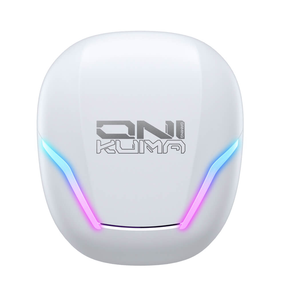 หูฟังเกมมิ่งไร้สาย Onikuma T27 ไมโครโฟน ENC - สีขาว