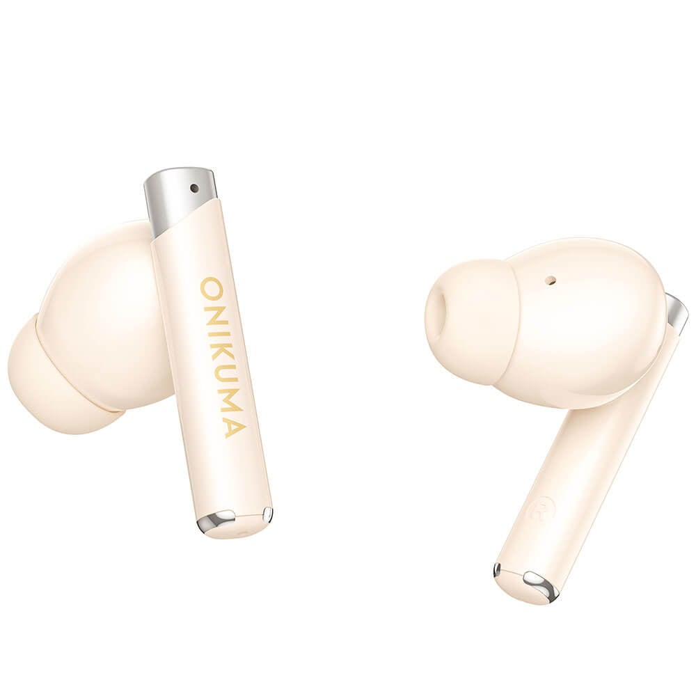 หูฟังเกมมิ่งไร้สาย Onikuma T18 รูปทรงสไตล์เรโทร Bluetooth 5.3 - สีน้ำตาล
