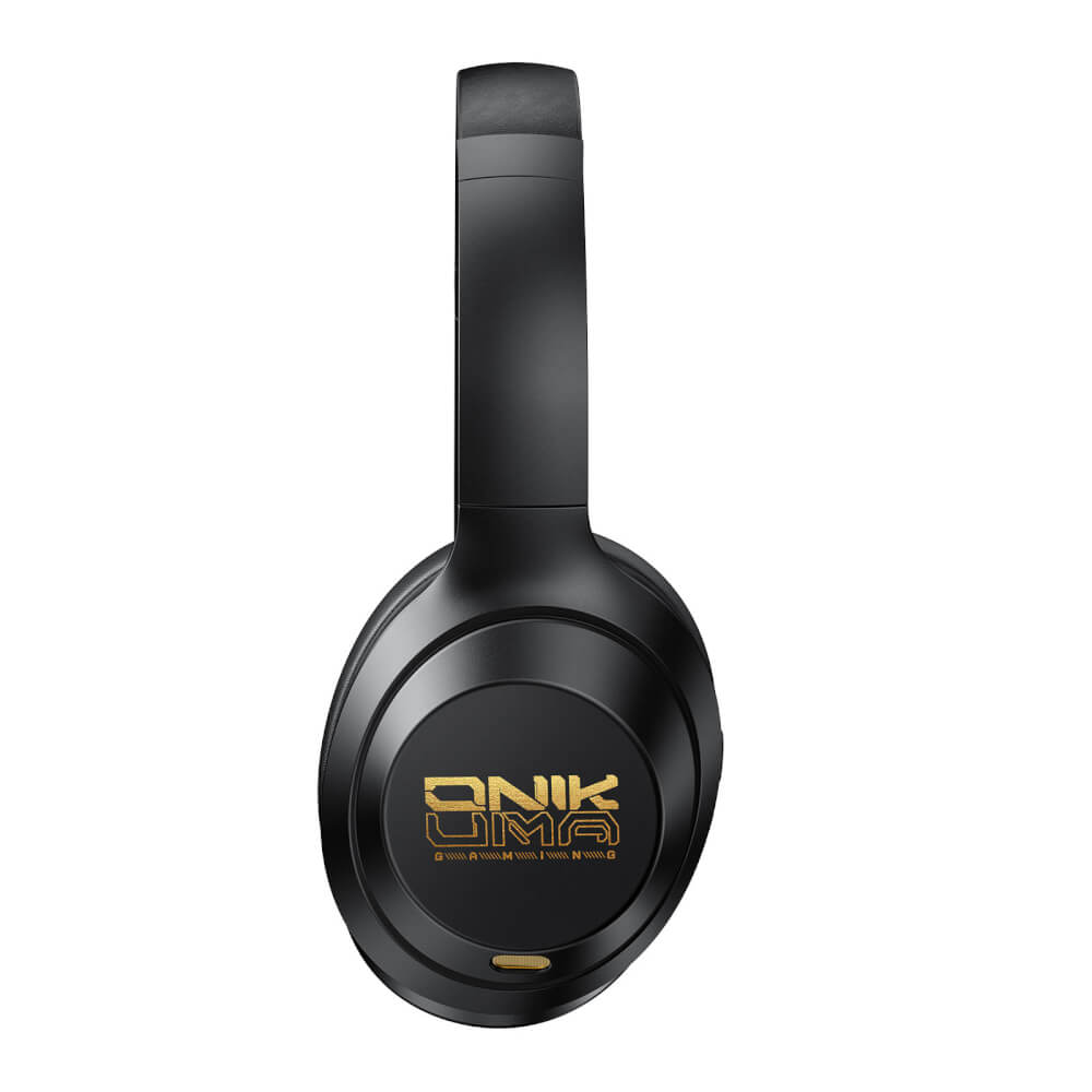 หูฟังเกมมิ่งไร้สาย Onikuma GT811 มาพร้อมระบบลดเสียงรบกวนคู่ - สีดำ