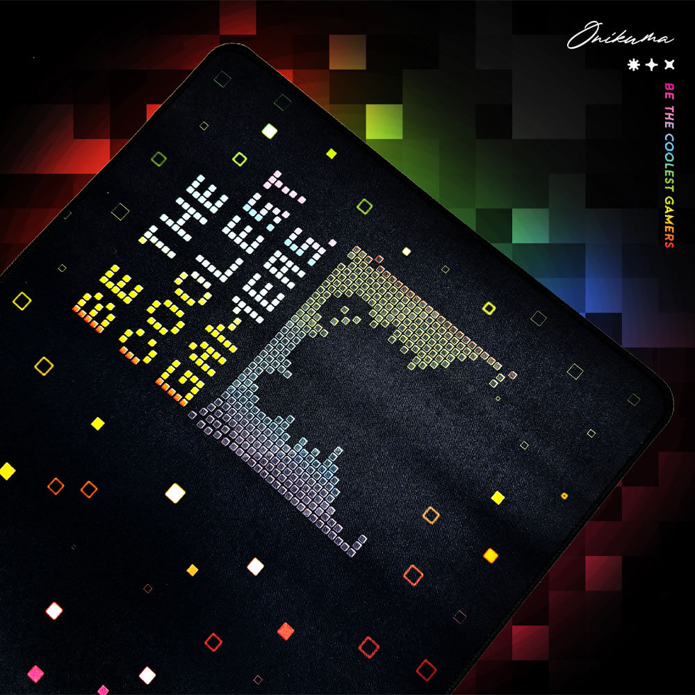 แผ่นรองเมาส์เกมมิ่ง ONIKUMA MP008 - BE THE COOLEST GAMEAS_6