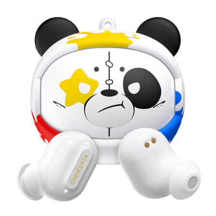 หูฟังเกมมิ่งไร้สาย Onikuma T20 มาพร้อมเคสชาร์จ - สีขาว_0