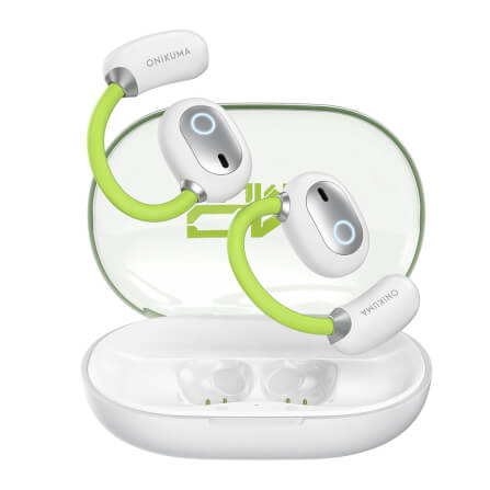 หูฟังไร้สาย Onikuma T25 ใส่ออกกำลังกาย Bluetooth 5.4 - สีขาว_0