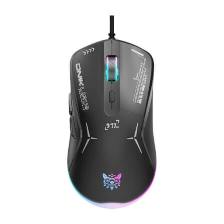 เมาส์เกมมิ่ง ONIKUMA OKAMI GAMING MOUSE - สีดำ_0