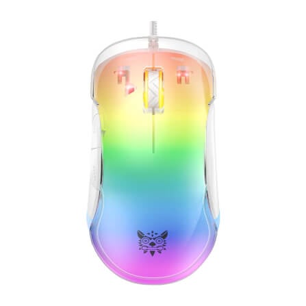 เมาส์เกมมิ่ง ONIKUMA CW925 RGB BACKLIT WIRED GAMING MOUSE - ขาว_0