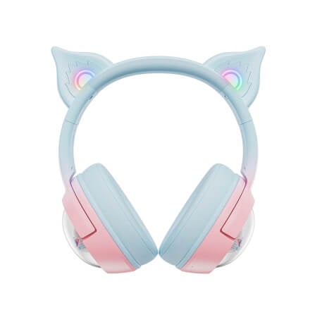 หูฟังเกมมิ่งไร้สาย Onikuma B5 Gradient เชื่อมต่อได้ 3 โหมด - ชมพูฟ้า_1