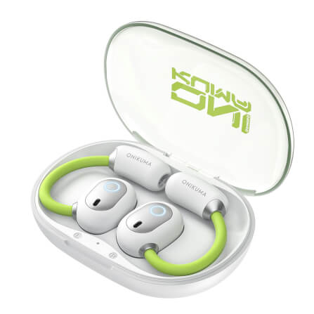 หูฟังไร้สาย Onikuma T25 ใส่ออกกำลังกาย Bluetooth 5.4 - สีขาว_2