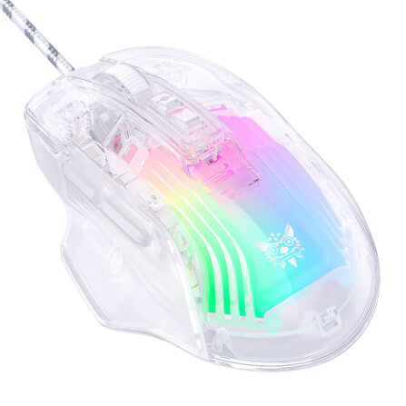 เมาส์เกมมิ่ง ONIKUMA CW923 WIRED ESPORT GAMING MOUSE - โปร่งใส_2