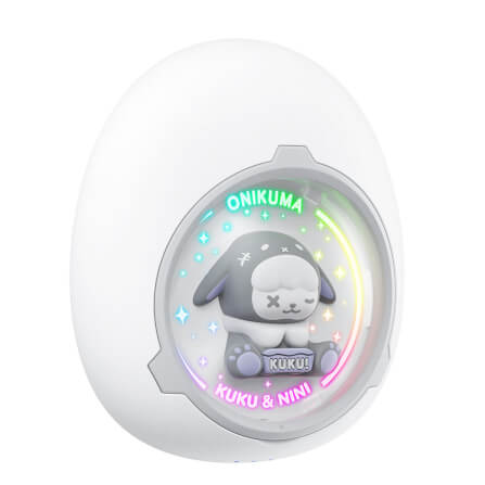หูฟังเกมมิ่งไร้สาย Onikuma KUKU & NINI รูปทรงน่ารัก Bluetooth 5.3 - สีขาว_3