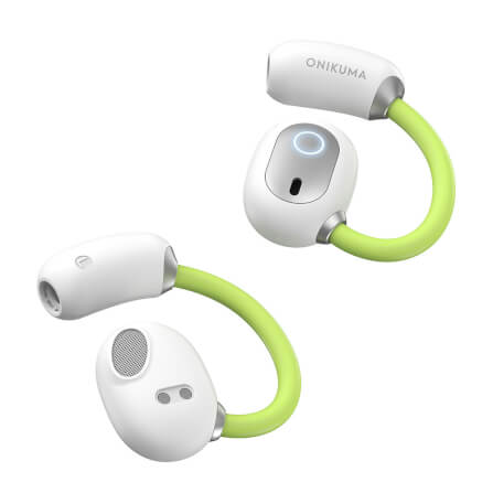 หูฟังไร้สาย Onikuma T25 ใส่ออกกำลังกาย Bluetooth 5.4 - สีขาว_4
