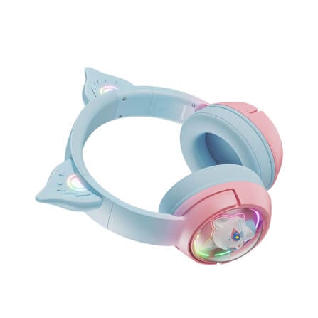 หูฟังเกมมิ่งไร้สาย Onikuma B5 Gradient เชื่อมต่อได้ 3 โหมด - ชมพูฟ้า_4