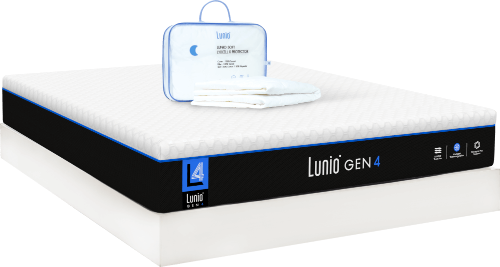 ที่นอนยางพารา 3.5 ฟุต LUNIO GEN4 มาพร้อมผ้ารองกันเปื้อนกันน้ำ รุ่น LUNIO SOFT LYOCELL X PROTECTOR_0