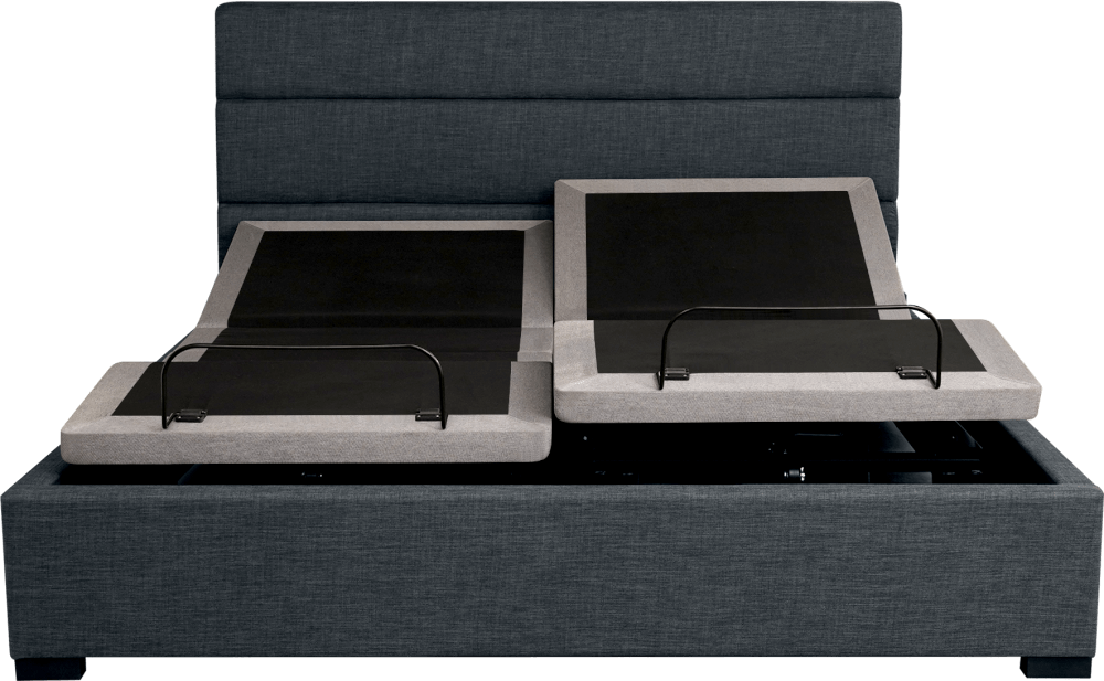 เตียงปรับระดับไฟฟ้า+กรอบเตียง 6 ฟุต LUNIO SMART RISE ADJUSTABLE BED + LUNIO ATLAS ADJUSTABLE BED FRAME GRAY_0