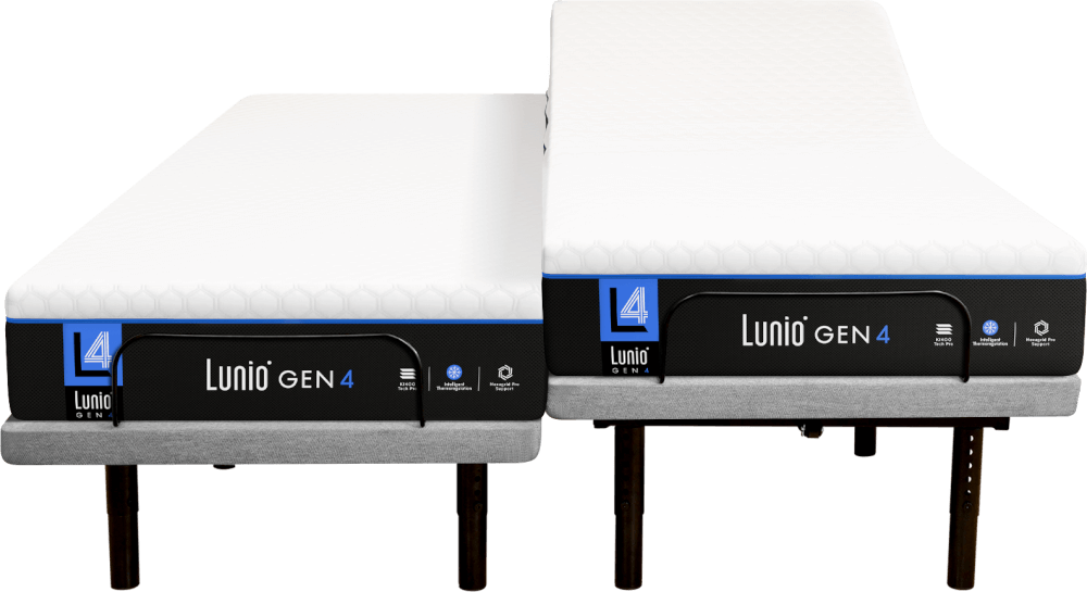เตียงปรับระดับไฟฟ้า 6 ฟุต LUNIO SMART RISE มาพร้อมกับที่นอนยางพารา ขนาด 3 ฟุต 2 หลัง LUNIO GEN4_0