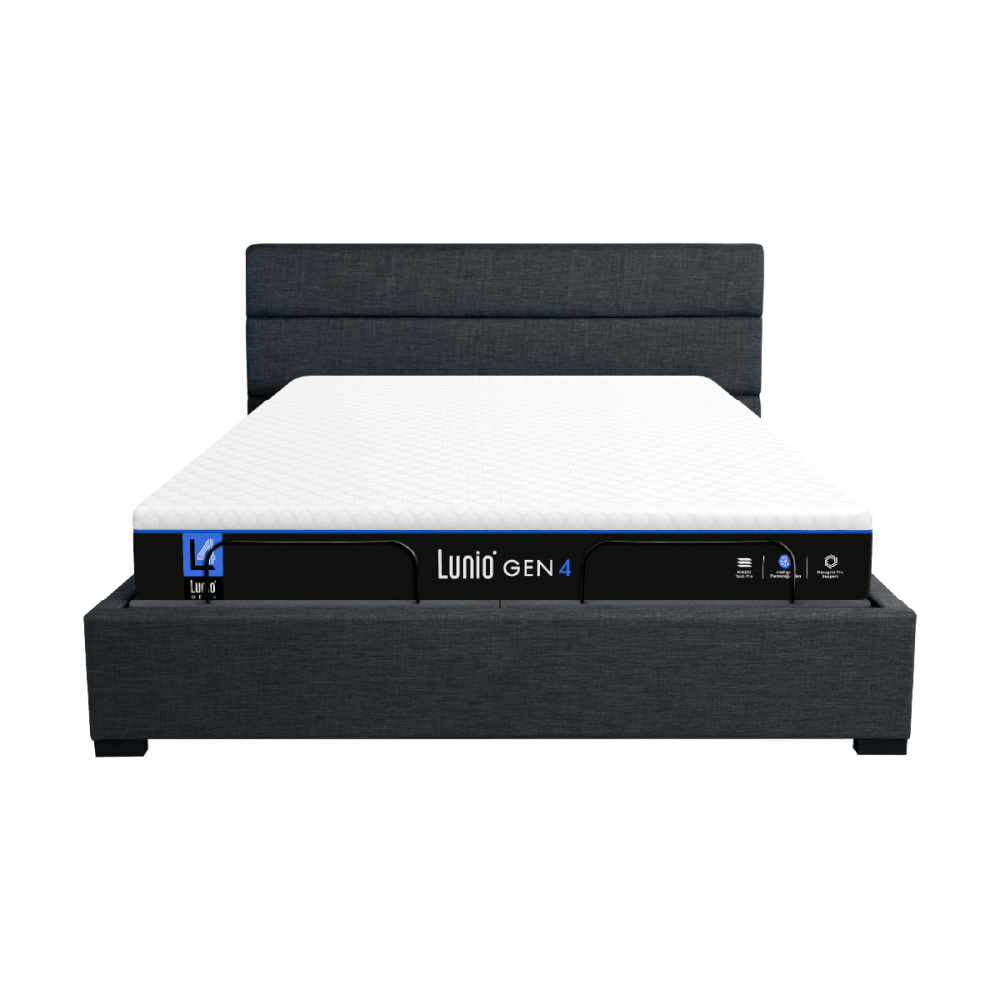 เตียงปรับระดับไฟฟ้า 3.5 ฟุต LUNIO SMART RISE และ ขอบเตียง 3.5 ฟุต มาพร้อมกับที่นอนยางพารา 3.5 ฟุต LUNIO GEN 4_0