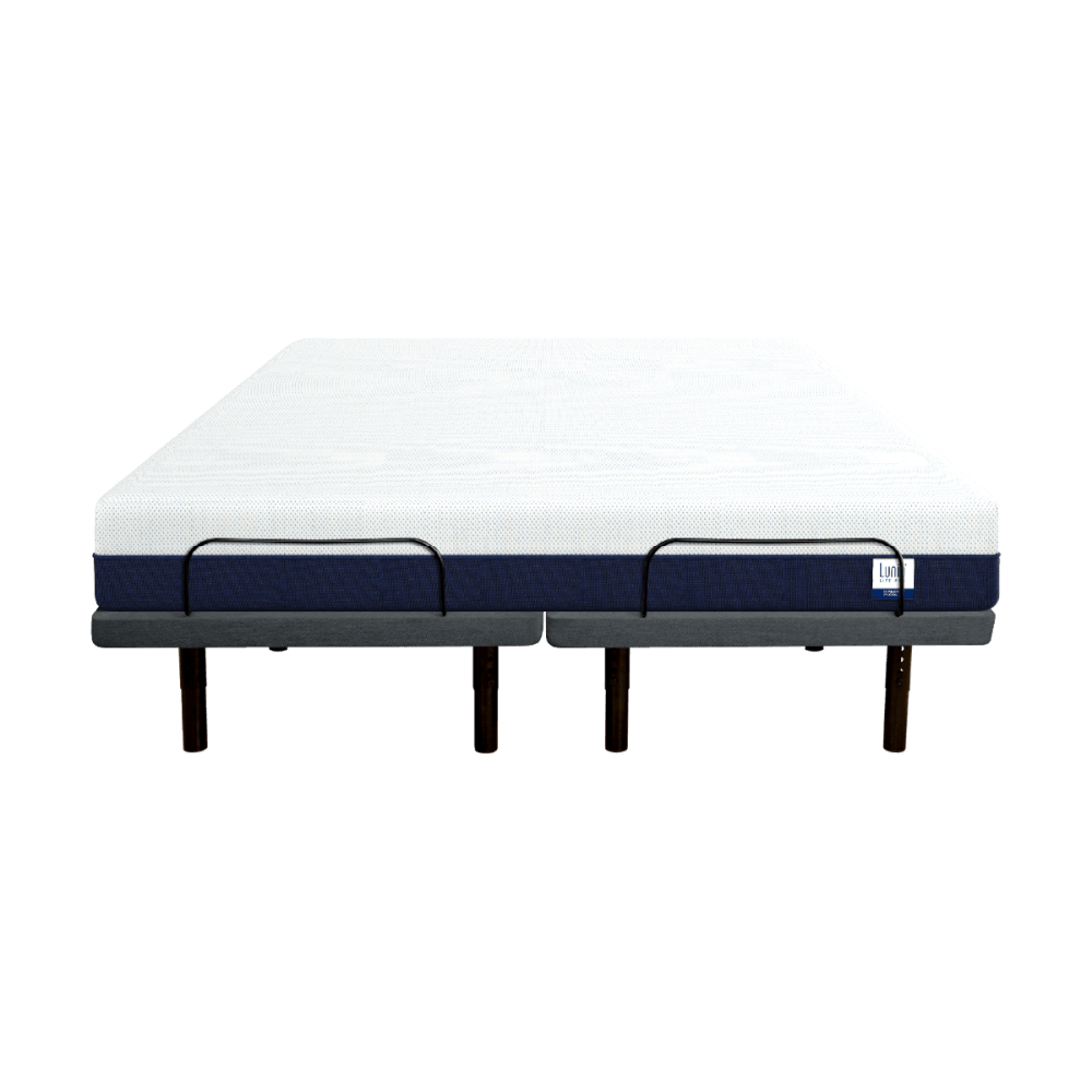 เตียงปรับระดับไฟฟ้า 3 ฟุต 2 ชิ้น LUNIO SMART RISE  มาพร้อมกับที่นอนยางพารา 6 ฟุต LITE PRO_0