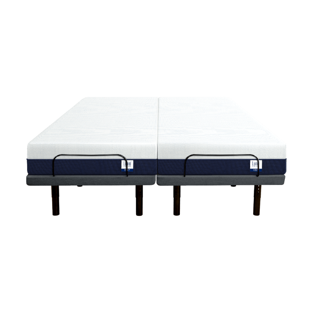 เตียงปรับระดับไฟฟ้า 7ฟุต (3.5ฟุต+3.5ฟุต 2ชิ้น) LUNIO SMART RISE มาพร้อมกับที่นอนยางพารา 7ฟุต (3.5ฟุต+3.5ฟุต 2ชิ้น) LITE PRO_0