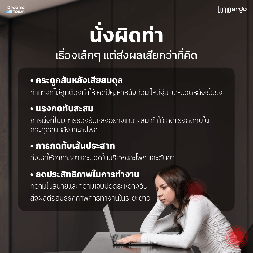 เซ็ตเบาะรองนั่ง+เบาะรองหลัง LUNIO ERGO PRO BACK CUSHION + LUNIO ERGO PRO SEAT CUSHION_4