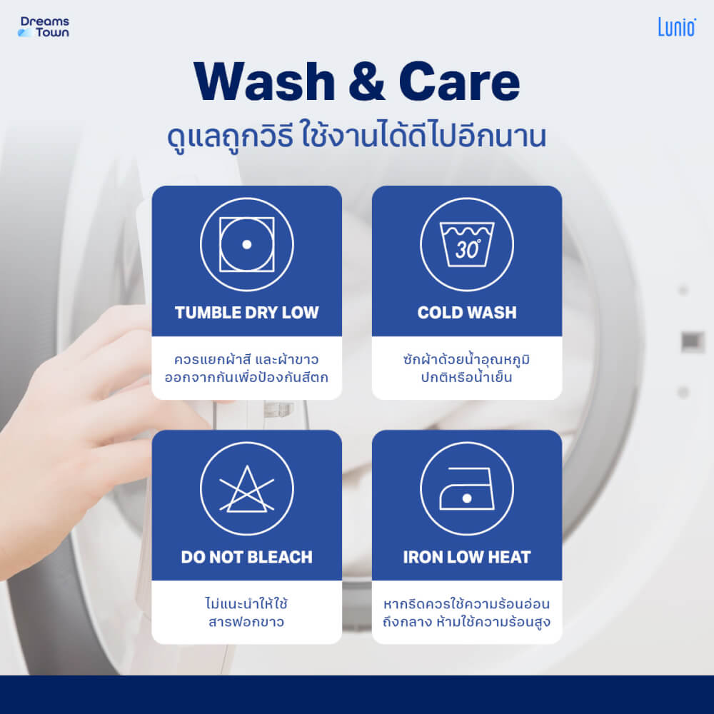 ผ้ารองกันเปื้อน 5 ฟุต LUNIO ULTRASOFT PROTECTOR