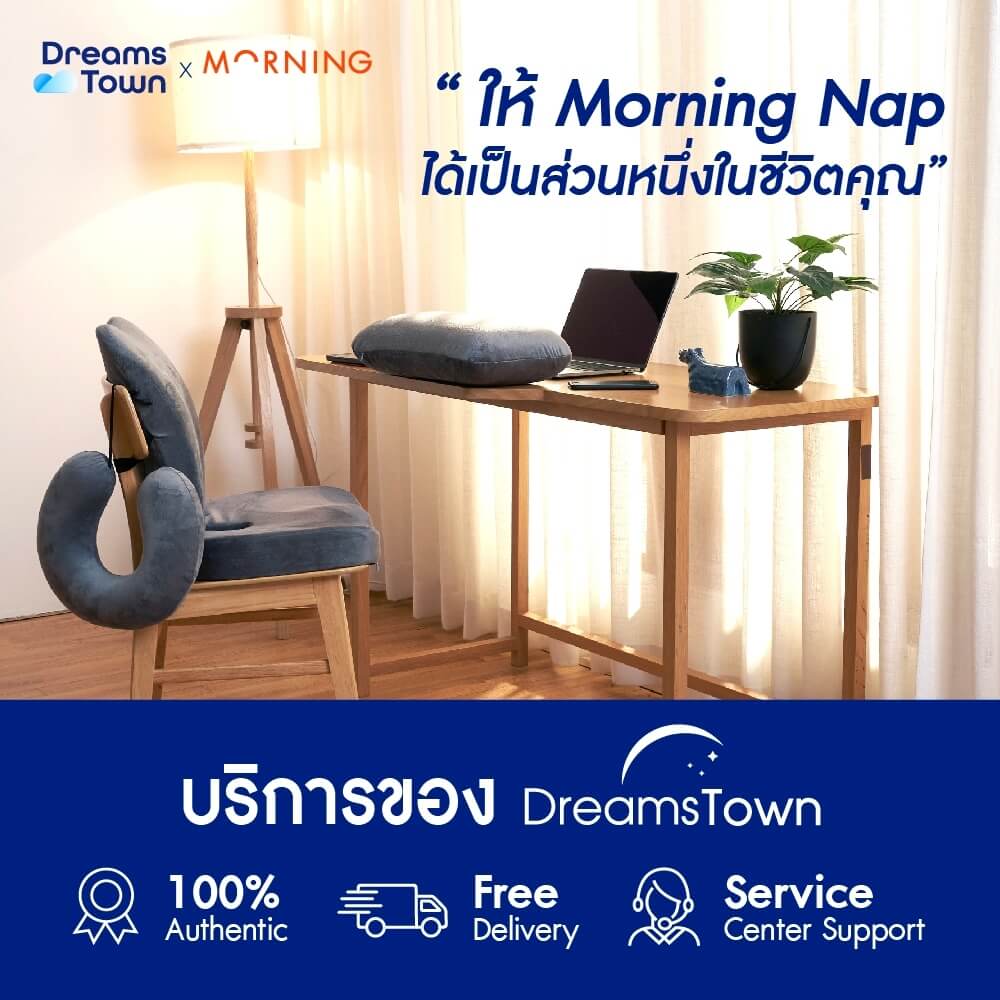 หมอน หมอนงีบ MORNING SLEEP NAP PILLOW