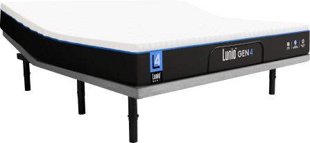 เตียงปรับระดับไฟฟ้า 3.5 ฟุต LUNIO SMART RISE มาพร้อมกับที่นอนยางพารา 3.5 ฟุต LUNIO GEN4_0