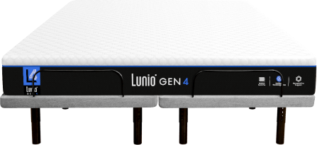 เตียงปรับระดับไฟฟ้า 6 ฟุต LUNIO SMART RISE มาพร้อมกับที่นอนยางพารา 6 ฟุต LUNIO GEN4_0