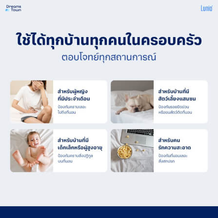 ผ้ารองกันเปื้อน 5 ฟุต LUNIO ULTRASOFT PROTECTOR_1
