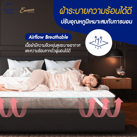 ผ้ารองกันเปื้อน 5 ฟุต EMMAS DELUXE COMFORT PROTECTOR_2