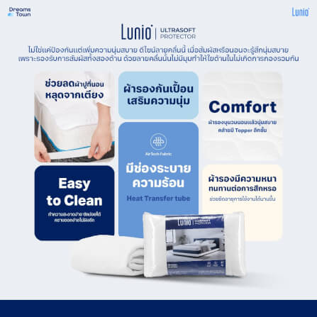ผ้ารองกันเปื้อน 5 ฟุต LUNIO ULTRASOFT PROTECTOR_6