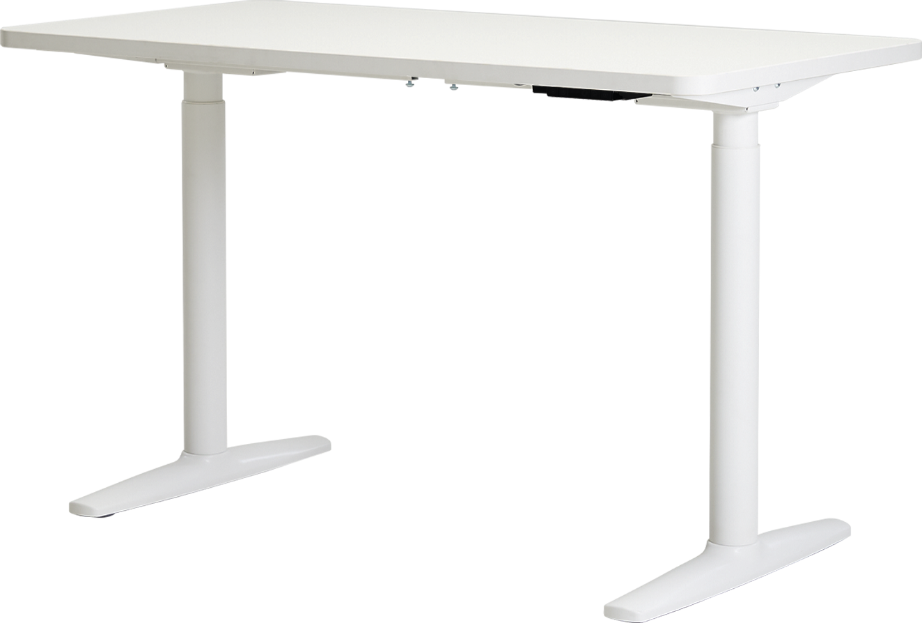 โต๊ะปรับระดับไฟฟ้าเพื่อสุขภาพ LUNIO SPACE ONE สีขาว WHITE FROZEN SIZE 160 X 80 CM_0