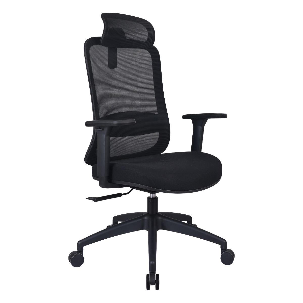 เก้าอี้ทำงานเพื่อสุขภาพ LUNIO ERGO STARLIGHT BLACK GRAPHITE สีดำ