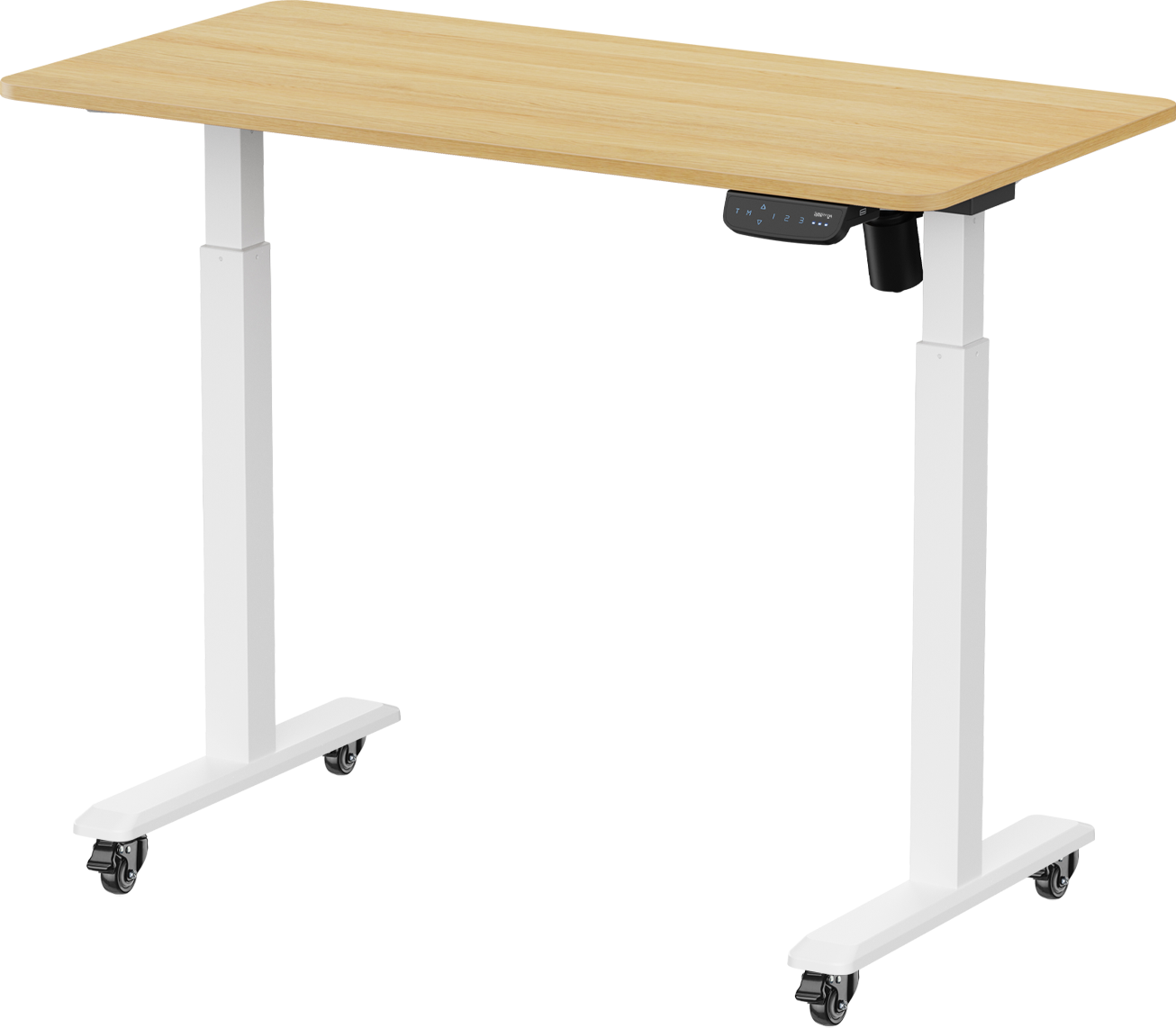 โต๊ะปรับระดับไฟฟ้า มีล้อ LUNIO ERGO SPACE II  SIZE 120 X 60 CM