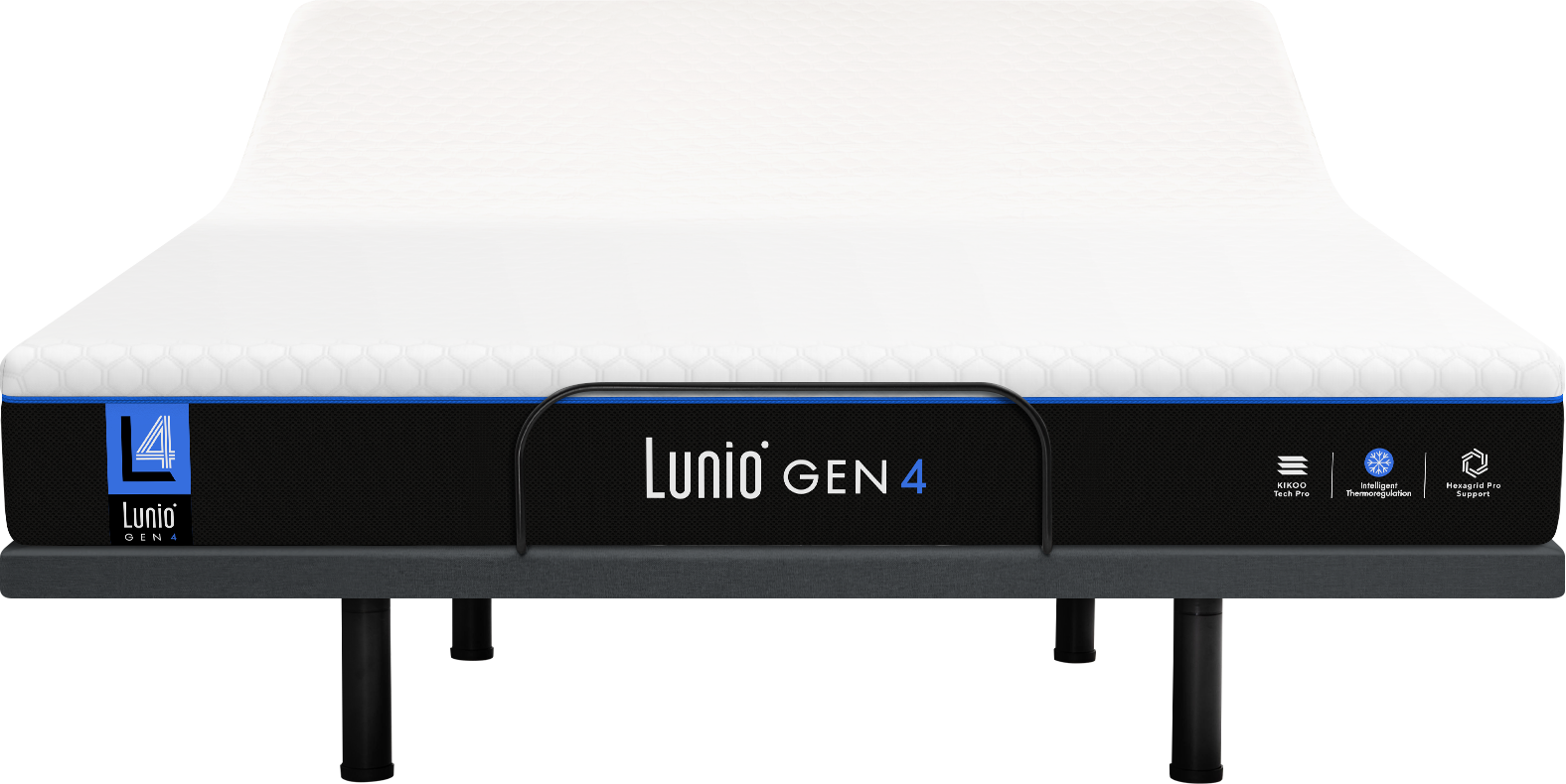 เตียงปรับระดับไฟฟ้า 3 ฟุต LUNIO SMART RISE  มาพร้อมกับที่นอนยางพารา 3 ฟุต LUNIO GEN4_0