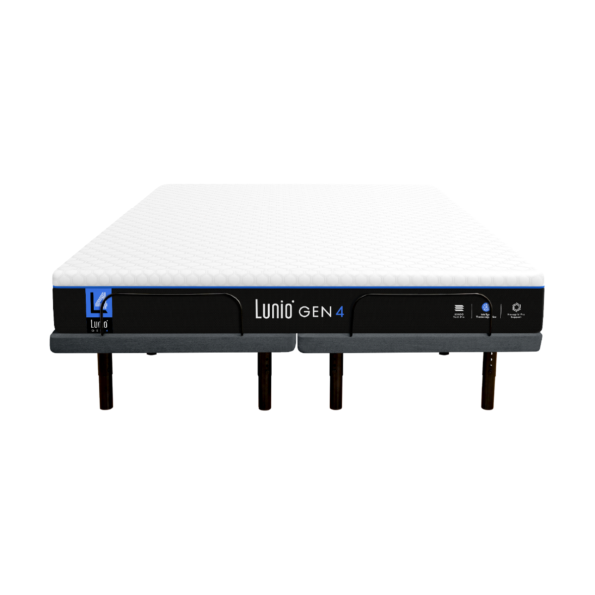 เตียงปรับระดับไฟฟ้า 6 ฟุต LUNIO SMART RISE มาพร้อมกับที่นอนยางพารา 6 ฟุต LUNIO GEN4_0