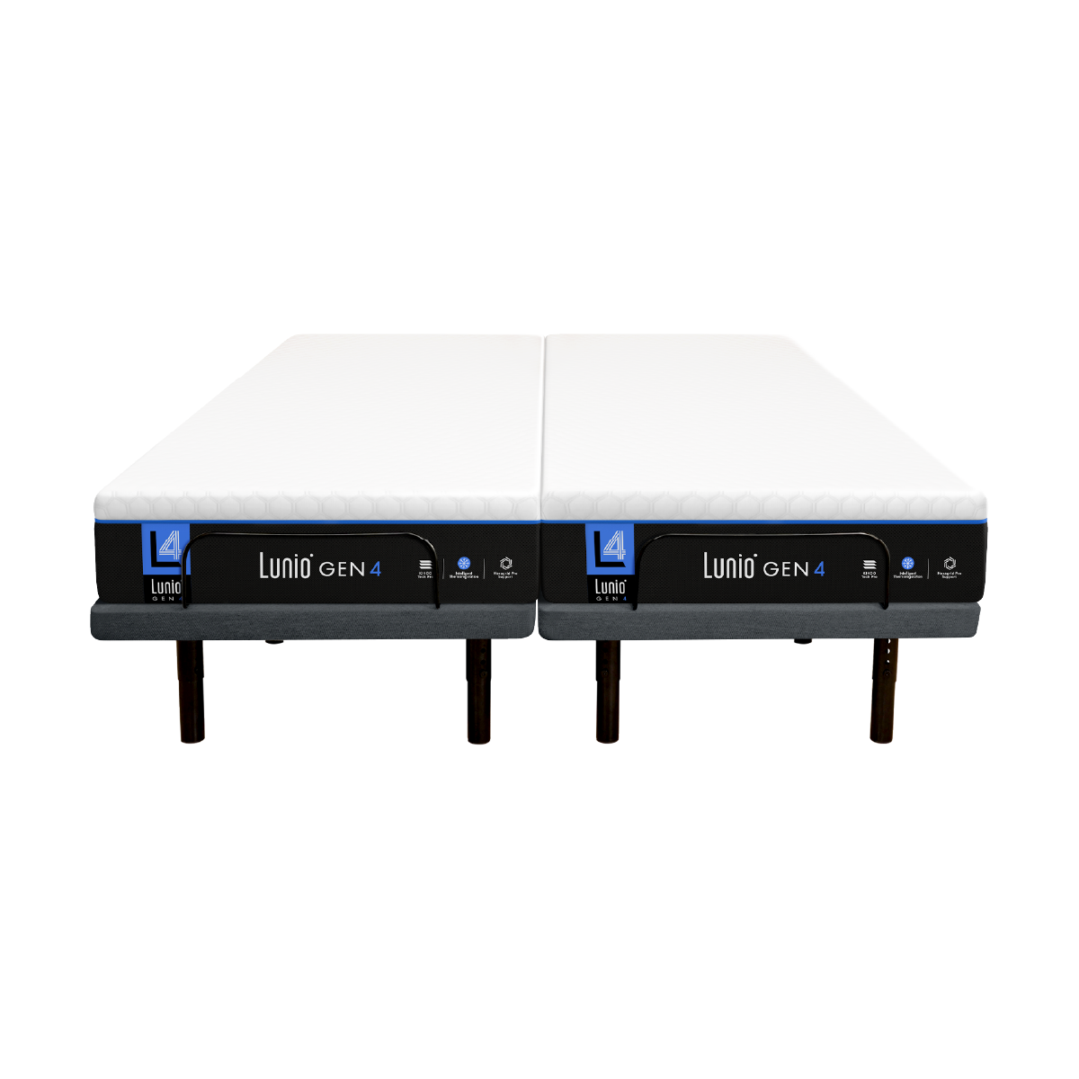 เตียงปรับระดับไฟฟ้า 6 ฟุต LUNIO SMART RISE มาพร้อมกับที่นอนยางพารา ขนาด 3 ฟุต 2 หลัง LUNIO GEN4_0