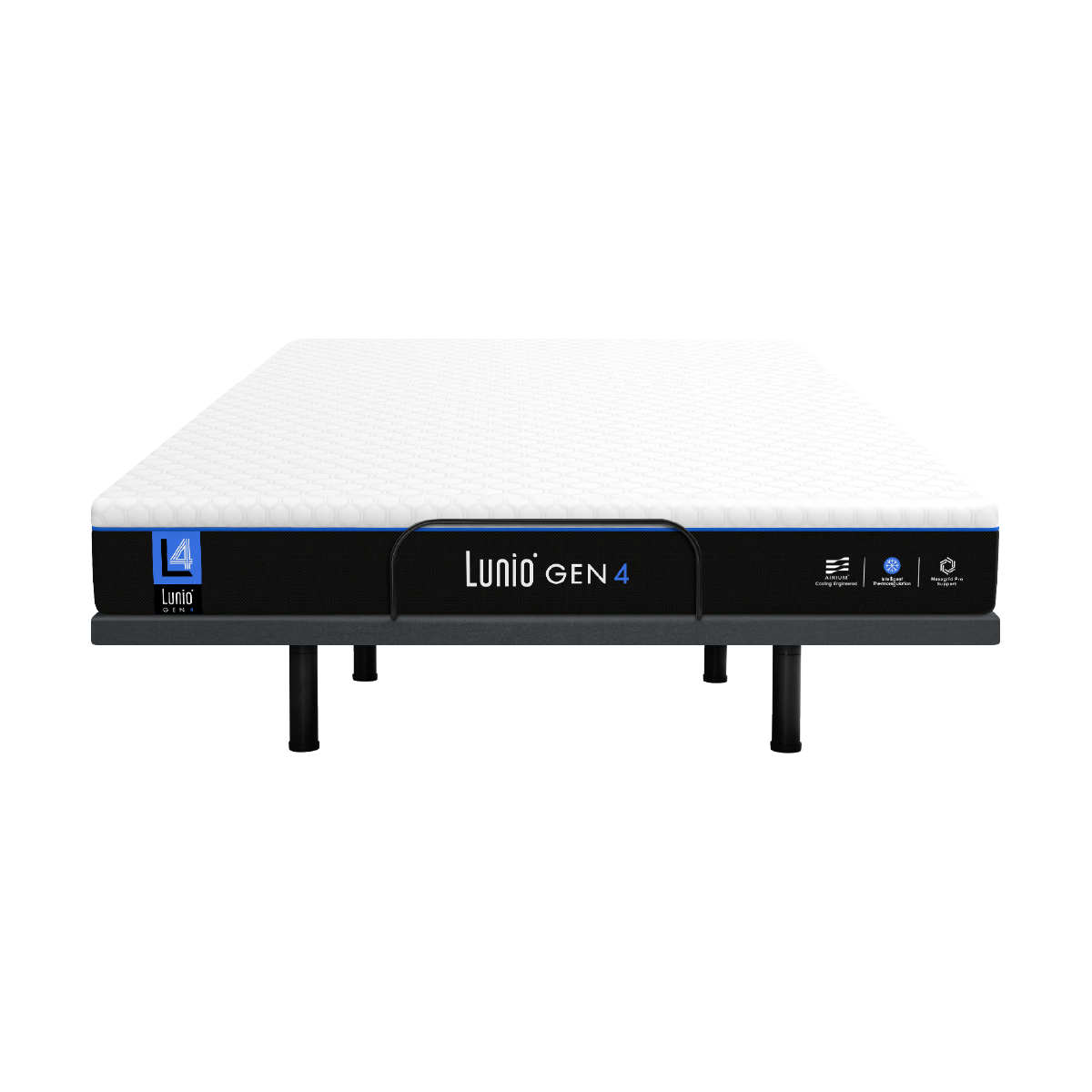เตียงปรับระดับไฟฟ้า 3.5 ฟุต LUNIO SMART RISE มาพร้อมกับที่นอนยางพารา 3.5 ฟุต LUNIO GEN4_0